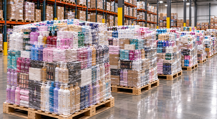 Pallets mixtos de productos para salud y belleza al por mayor